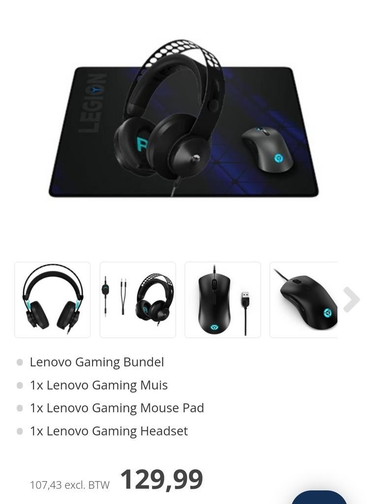 Lenovo Legion Gaming Kit NIEUW, Ophalen, Nieuw, Lenovo