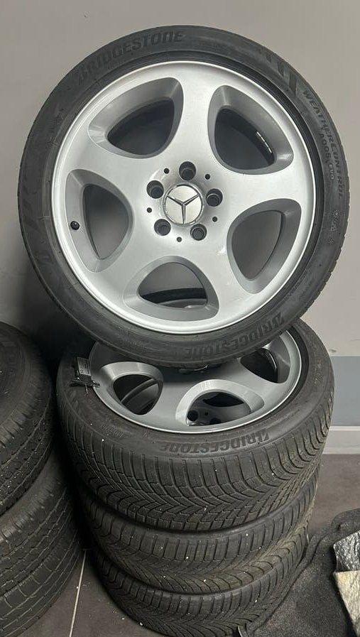 Mercedes-Ben AMG Monoblock Aero 17 inch velgen set ✅, Auto-onderdelen, Banden en Velgen, Gebruikt, Velg(en), 17 inch, Ophalen of Verzenden