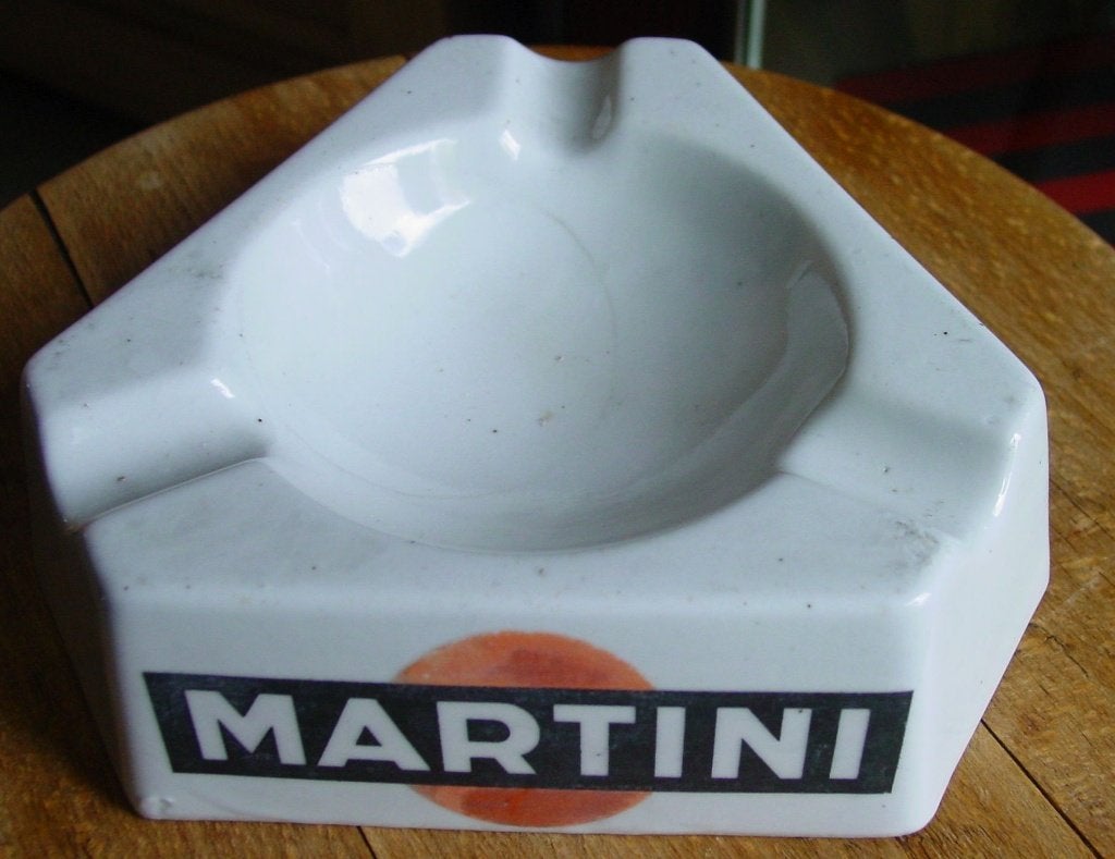 MARTINI ASBAK, Ophalen of Verzenden, Zo goed als nieuw, Gebruiksvoorwerp