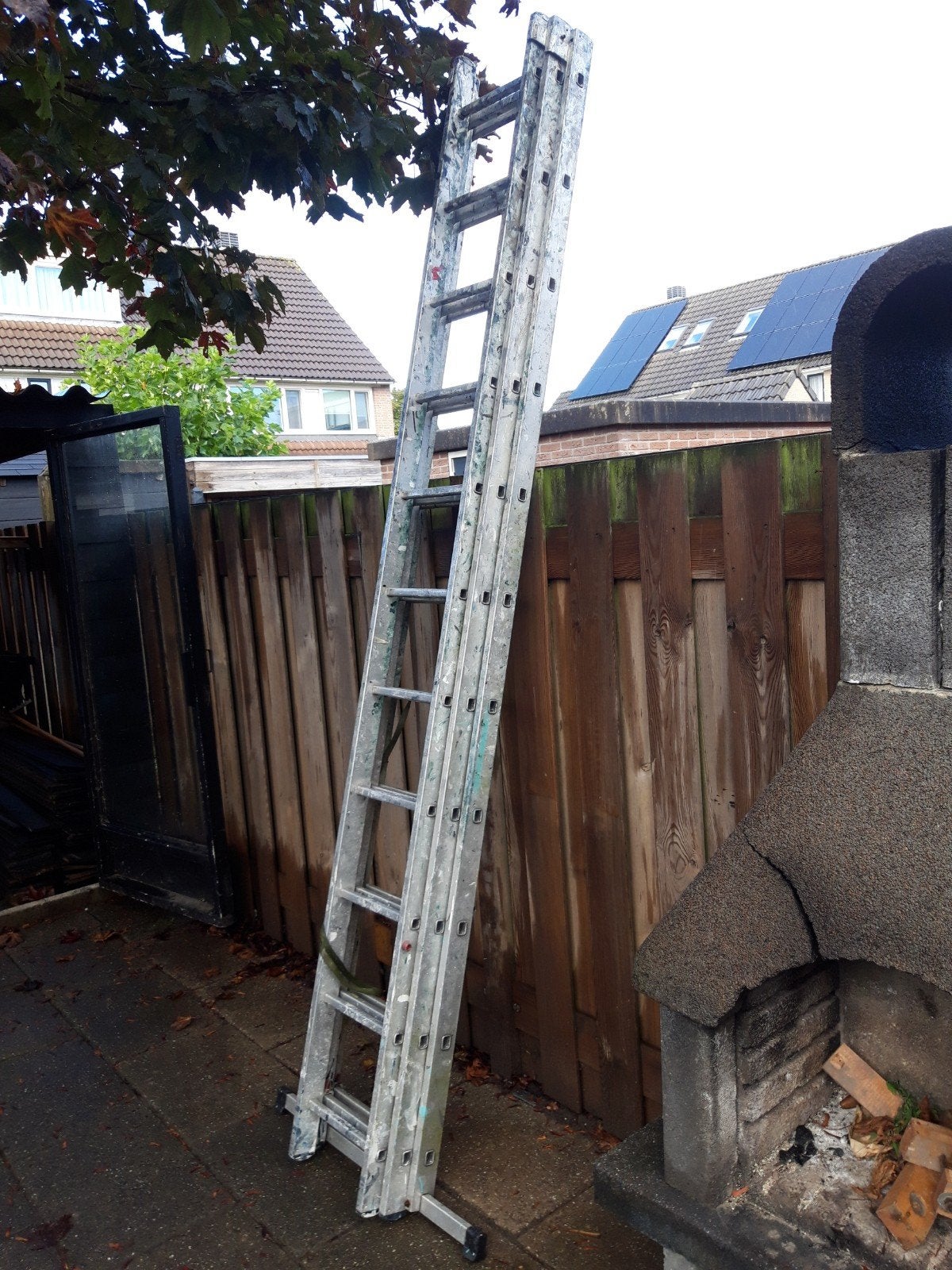 3 delige ladder, Ophalen, Gebruikt, 4 meter of meer