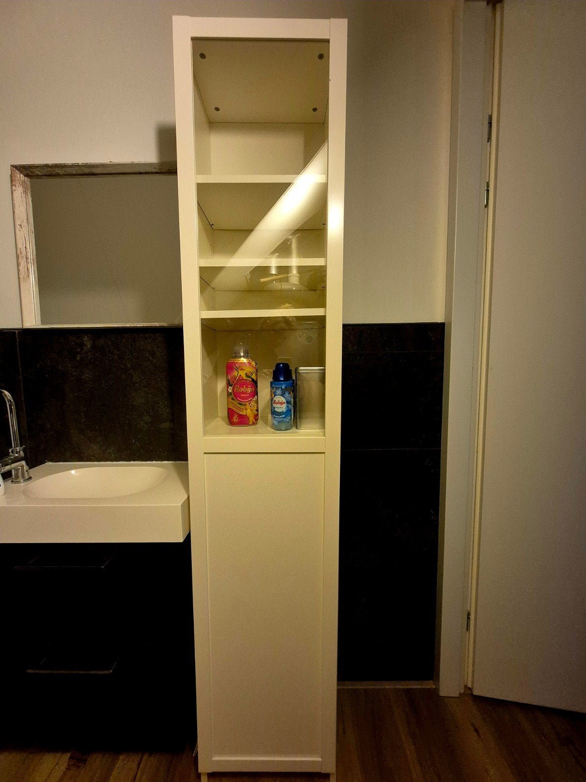 IKEA Billy/Oxberg boekenkast met glazen deuren, Ophalen, Minder dan 50 cm, 25 tot 50 cm, Gebruikt