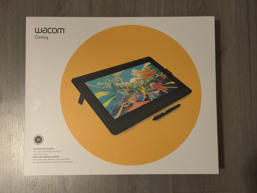 Wacom Cintiq 16 Creative Pen Display Tekentablet, Computers en Software, Tekentablets, Multi-touch, Ophalen of Verzenden, Zo goed als nieuw
