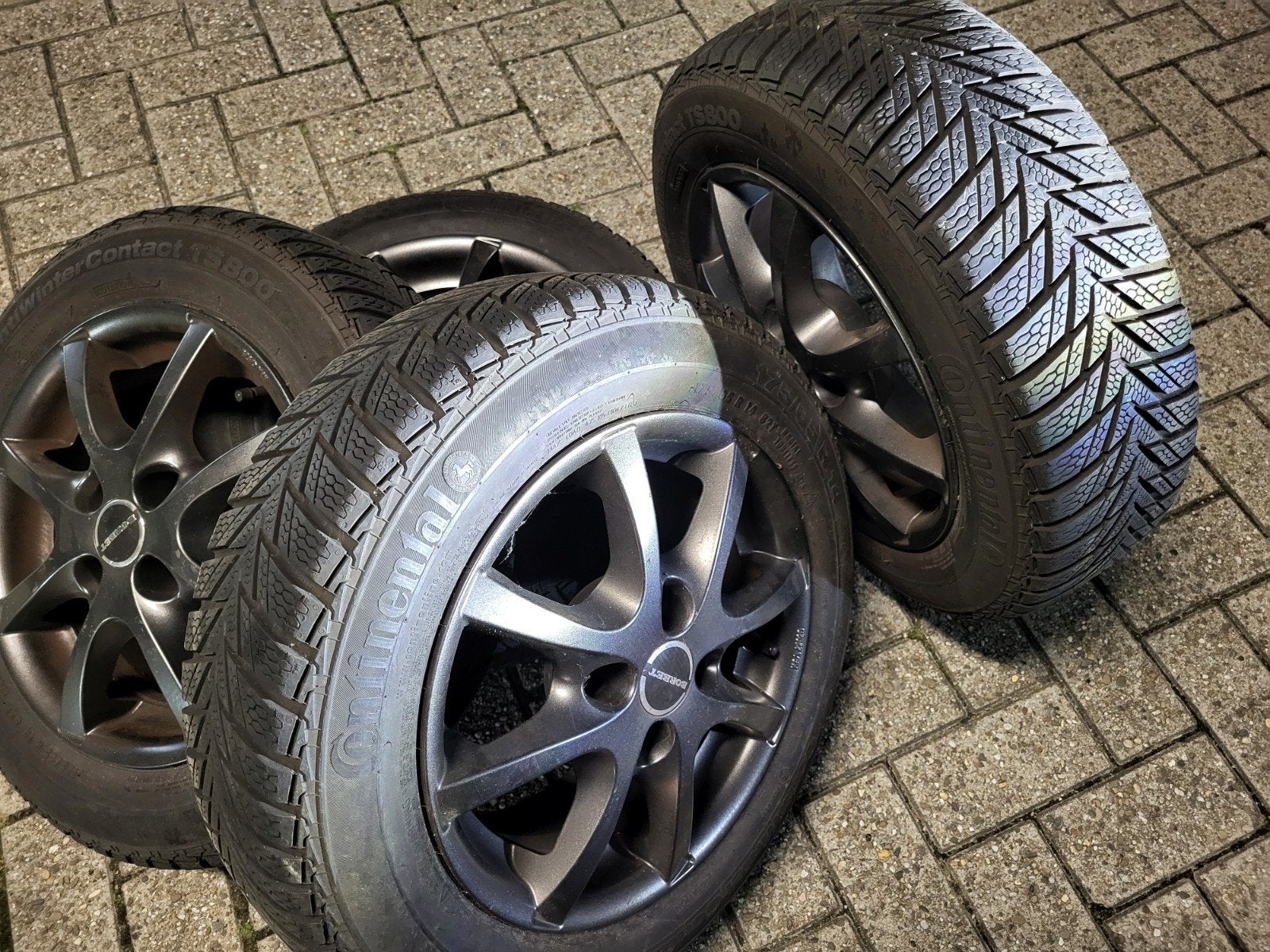 Fiat 500 punto Panda Ford Ka banden velg 175/65/14, Auto diversen, Ophalen of Verzenden, Zo goed als nieuw