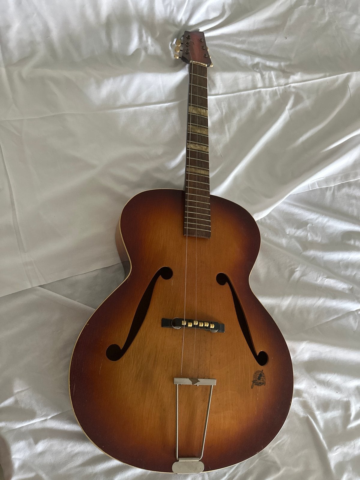 Vintage Framus Archtop Gitaar - Gebruikt, Muziek en Instrumenten, Snaarinstrumenten | Gitaren | Akoestisch, Ophalen, Gebruikt