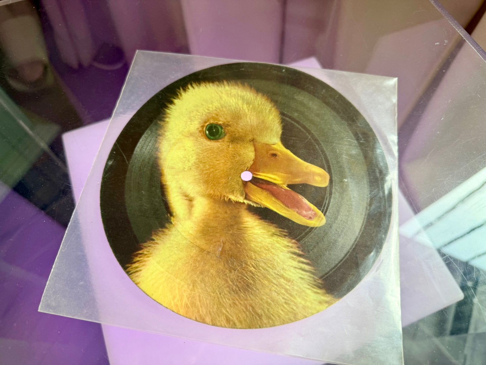 Het lelijke eendje - single 33 toeren, Picture disc, Ophalen of Verzenden, Zo goed als nieuw, Overige typen