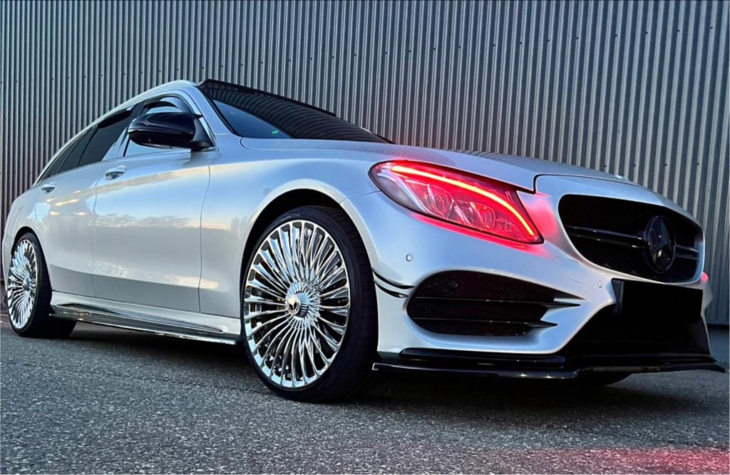 20inch Chrome set maybach style 8,5 & 9,5J, Auto-onderdelen, Banden en Velgen, Gebruikt, Velg(en), Ophalen of Verzenden, 20 inch