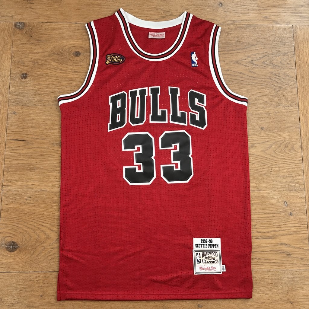 Scottie Pippen Chicago Bulls 33 NBA basketbalshirt rood, Ophalen of Verzenden, Nieuw, Kleding