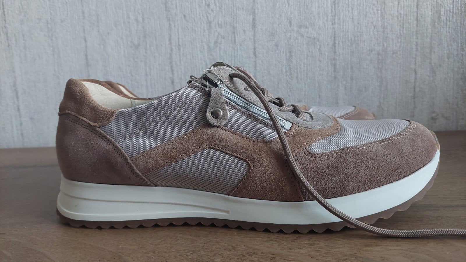 Nieuwe Waldlaufer H-Vicky sneakers 42 / 8 wijdte H, Waldlaufer, Beige, Nieuw, Ophalen of Verzenden