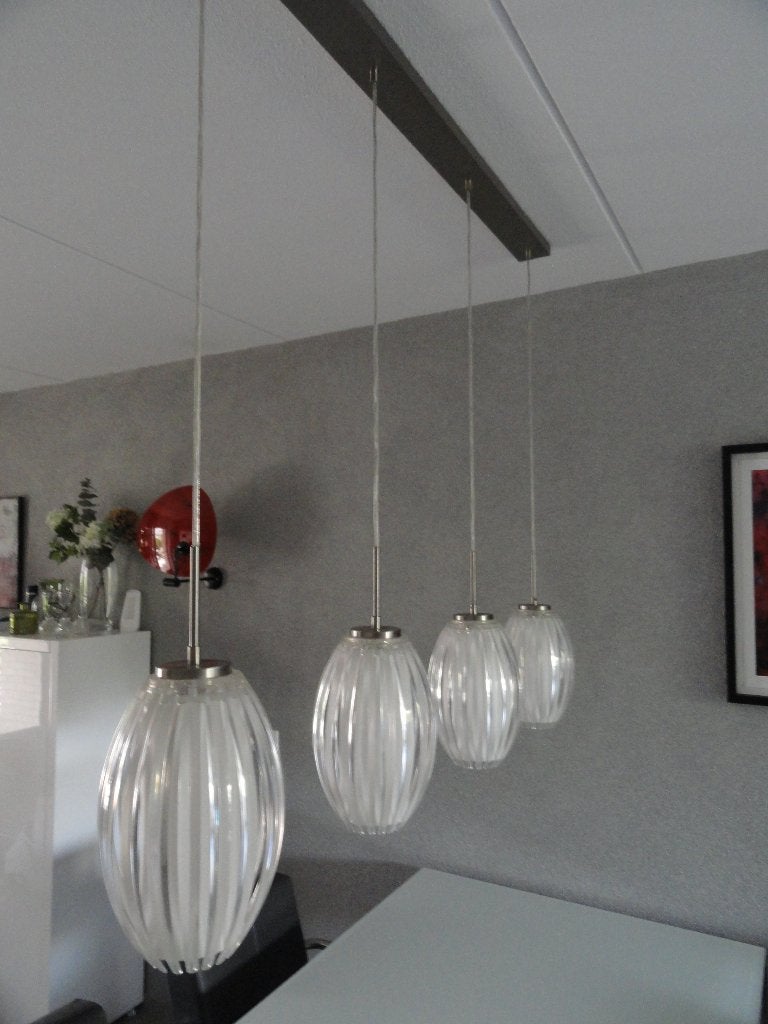 hanglamp, Ophalen, Zo goed als nieuw, Glas, Modern