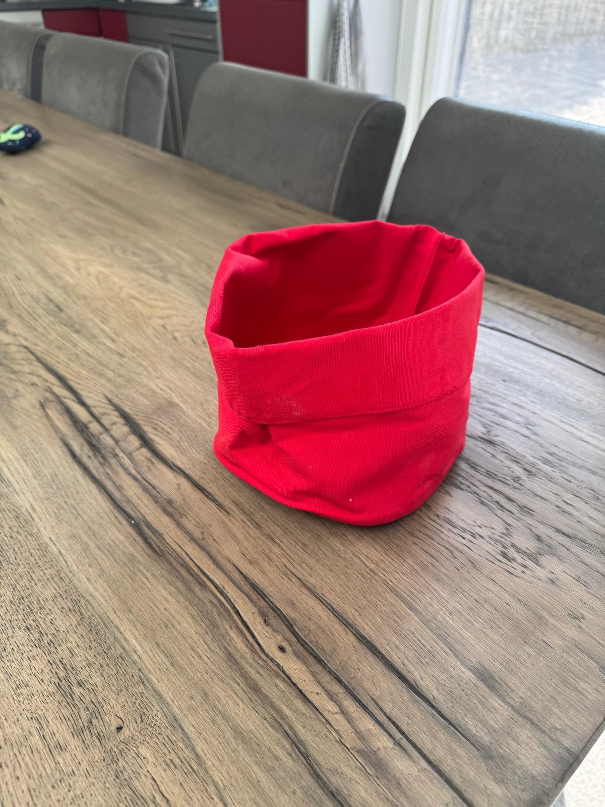 Rood broodmandje - Zeer nette staat, Overige typen, Ophalen of Verzenden, Zo goed als nieuw, Rood