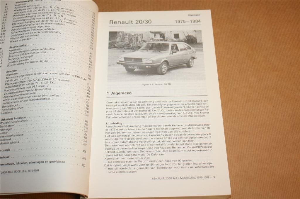 Vraagbaak Renault 20/30 - Modellen 1975-1984 - P.H. Olving, Ophalen of Verzenden