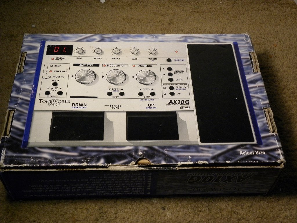 KORG AX 10 G efftectpedaal, Ophalen of Verzenden, Zo goed als nieuw, Korg