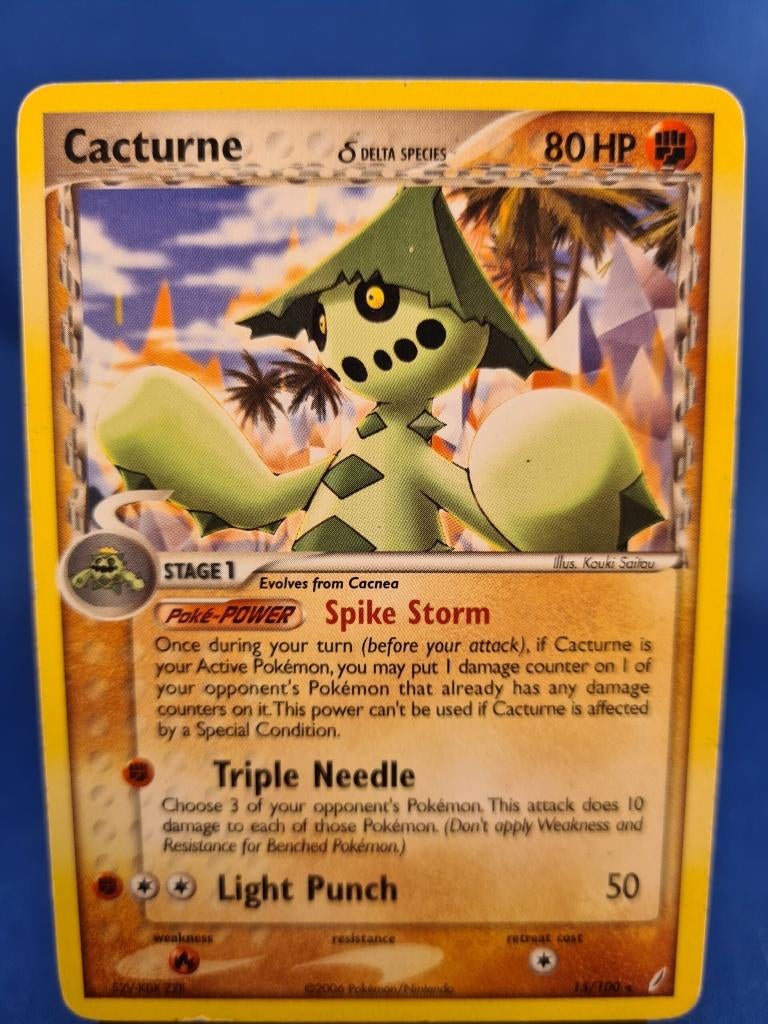 Cacturne δ 15/100 - Crystal Guardians, Verzenden, Gebruikt