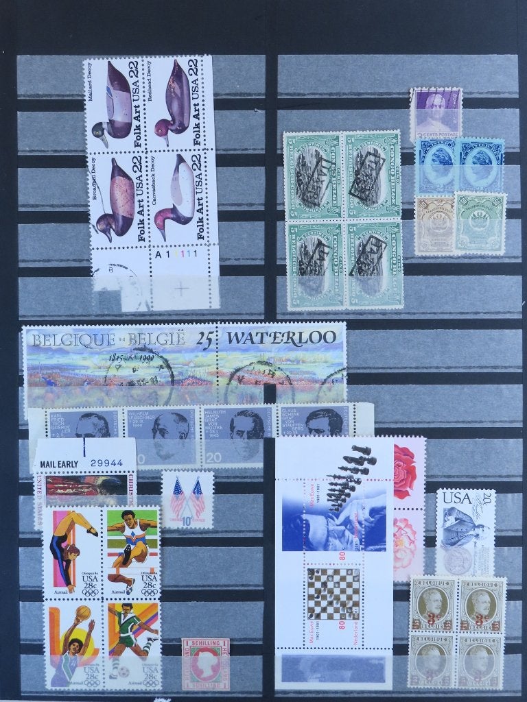 WERELD - veel "verborgen KLASSIEK" op kaarten (B288) - 1/4, Ophalen of Verzenden, Buitenland