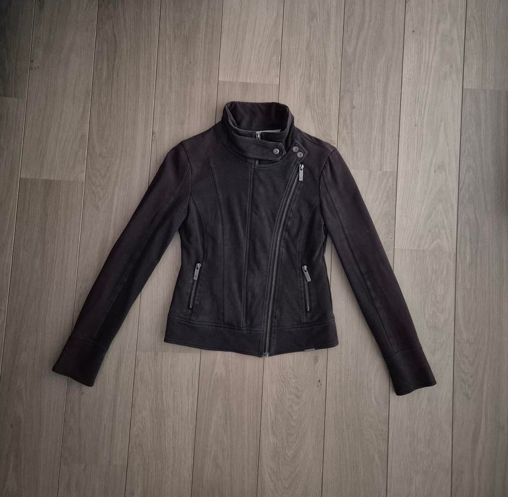 Silver creek vest jas jasje jack zwart katoen mt s, Ophalen of Verzenden, Maat 36 (S), Zwart