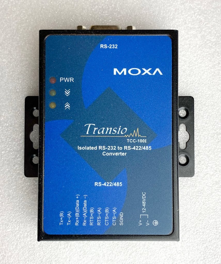 Moxa Transio TCC-100I RS232 – RS422/485 converter, Ophalen of Verzenden, Zo goed als nieuw