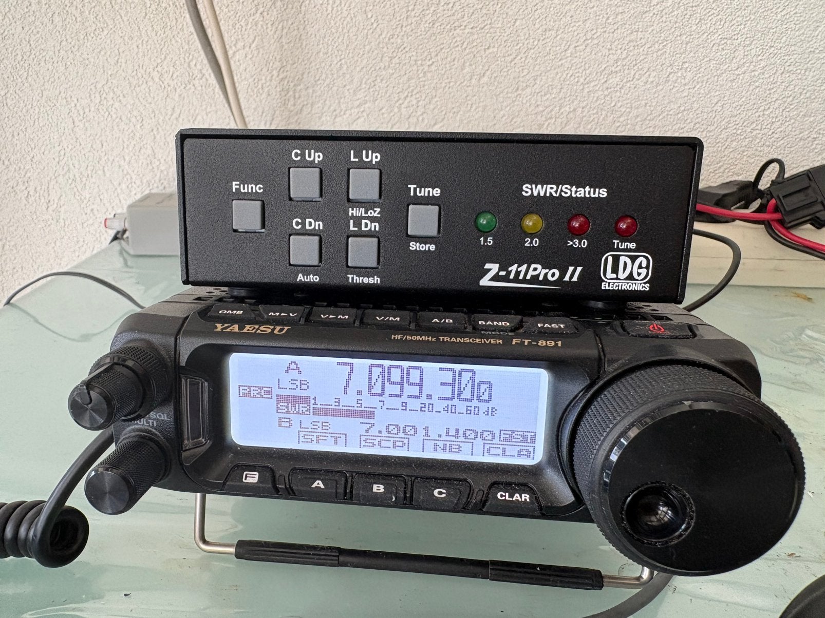 Yaesu FT-891 HF Transceiver, LDG Z-11 pro ll, FT8 interface, Ophalen of Verzenden, Zo goed als nieuw