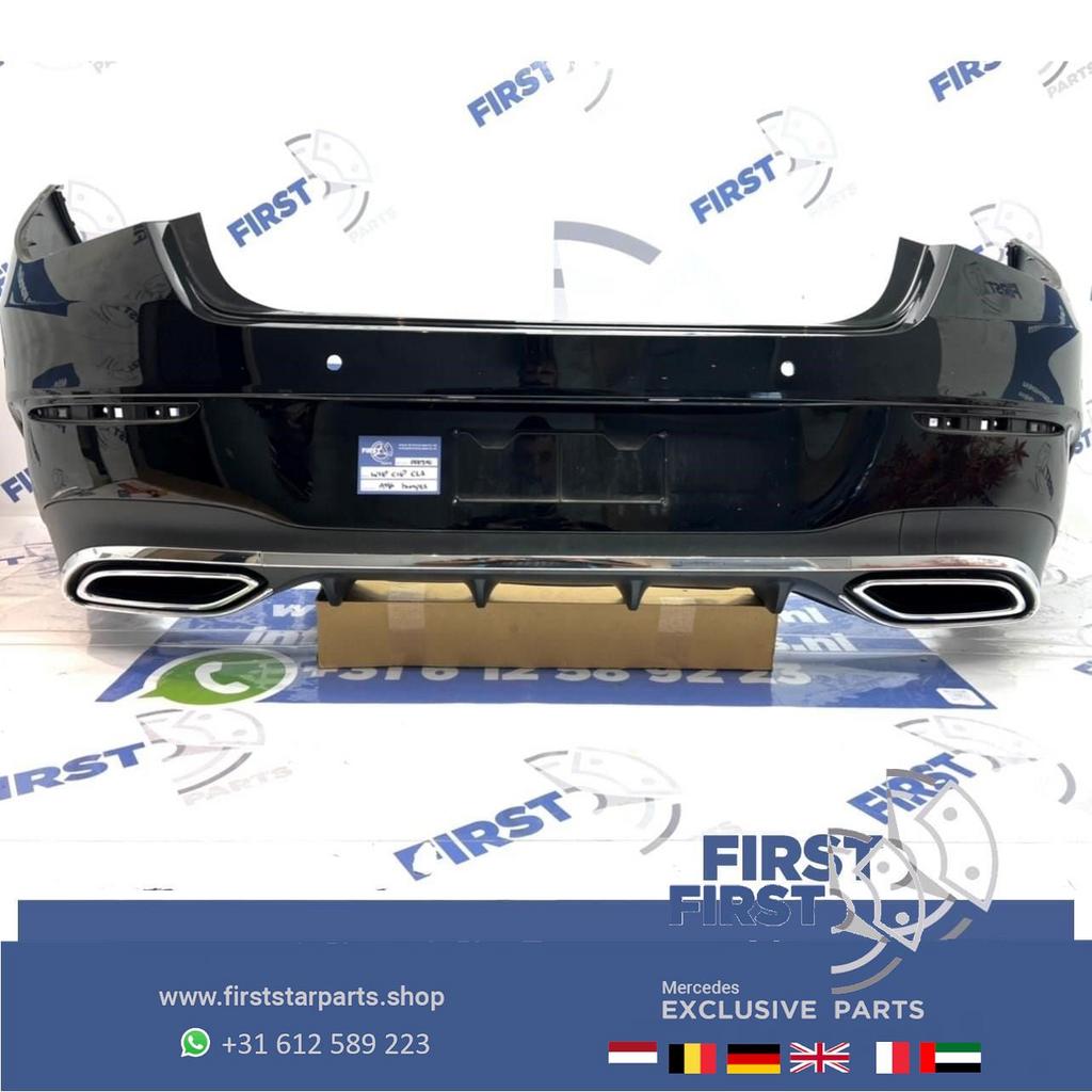 W118 C118 AMG Achterbumper + diffuser Mercedes CLA Klasse 20, Gebruikt, -, Ophalen of Verzenden, Achter