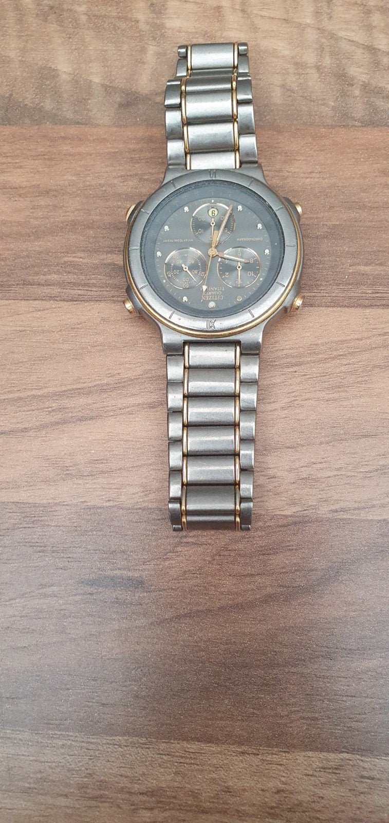 Citizen quartz heren horloge., Ophalen of Verzenden, Gebruikt, Staal, Overige merken