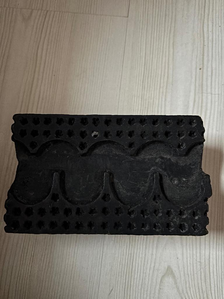 Echte oude batik stempel, Ophalen of Verzenden, Gebruikt, Houten stempel
