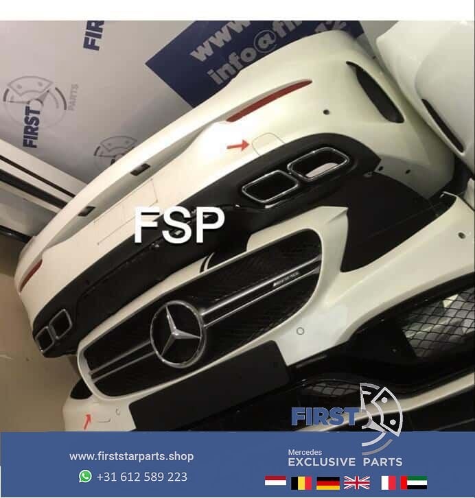 Originele Mercedes C205 C63 AMG Coupé bodykit bumper pakket, Gebruikt, -, Ophalen of Verzenden, Bumper