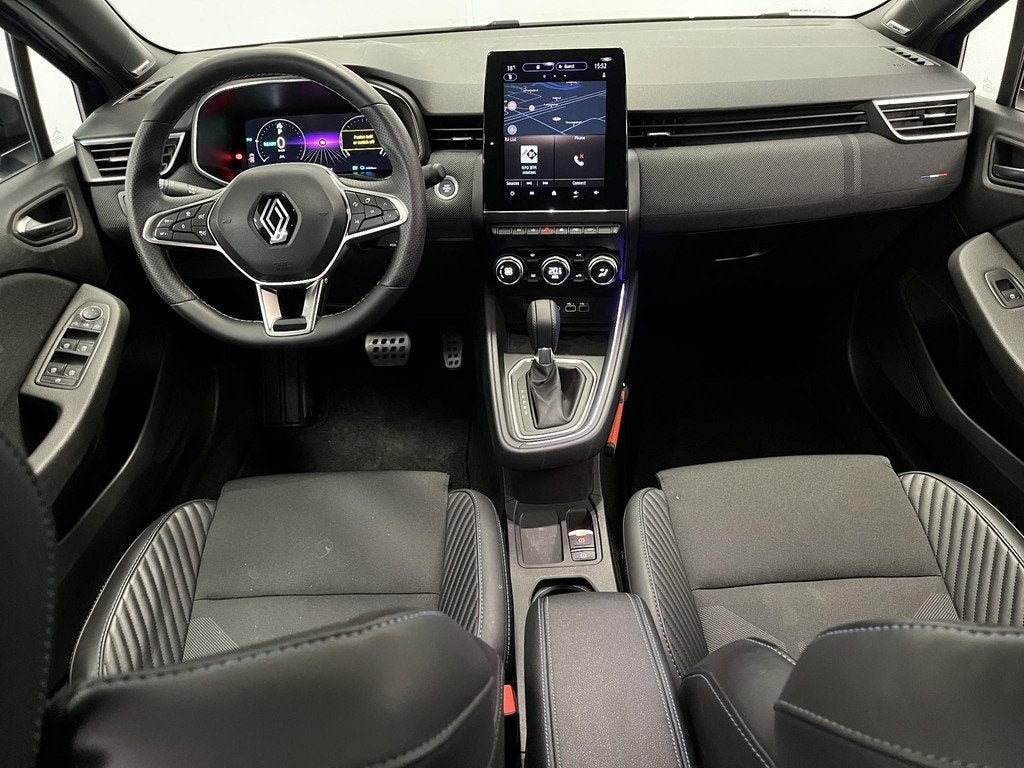 Renault Clio 1.6 E-Tech Full Hybrid 145 esprit Alpine | Bose, Gebruikt, Euro 6, Blauw, Leder en Stof