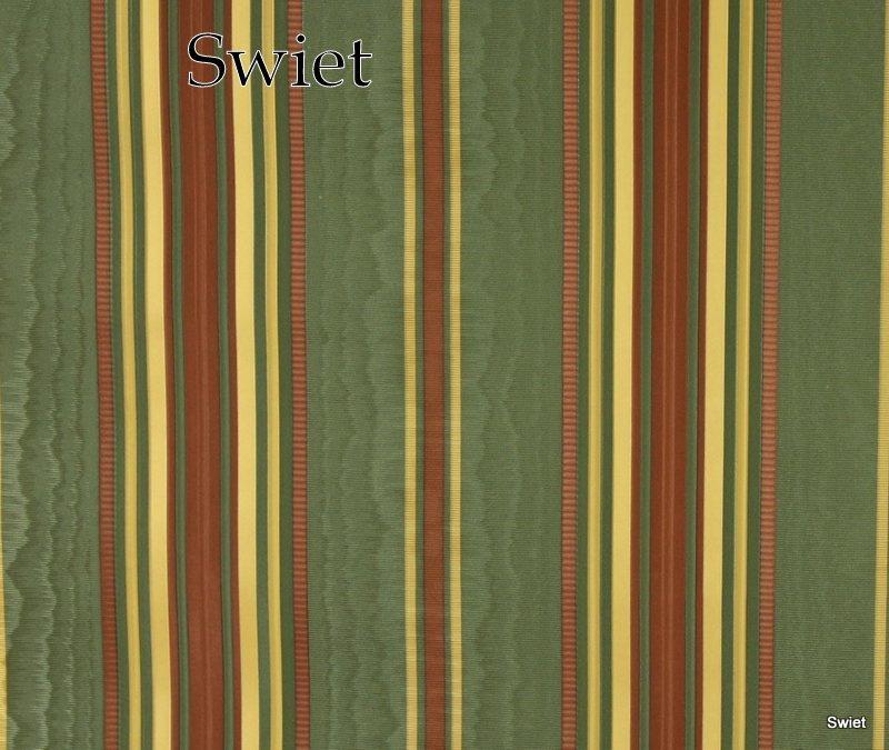 7750 groene multistreep vrolijk vintage behang swiet, Verzenden, Rood