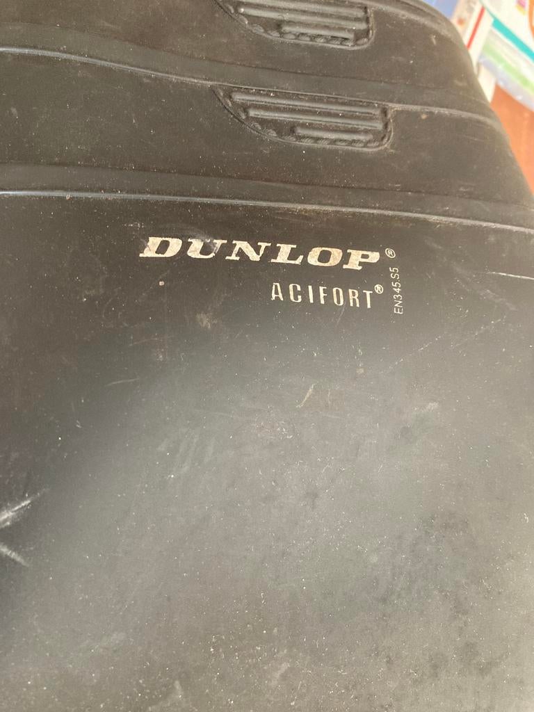 Dunlop werklaarzen type acifort, Tuin en Terras, Werkkleding, Ophalen of Verzenden, Zo goed als nieuw, Laarzen