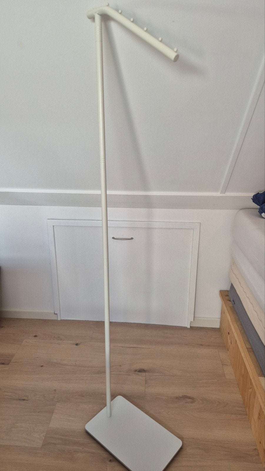 Wit kledingrek met haken, Ophalen of Verzenden, Nieuw