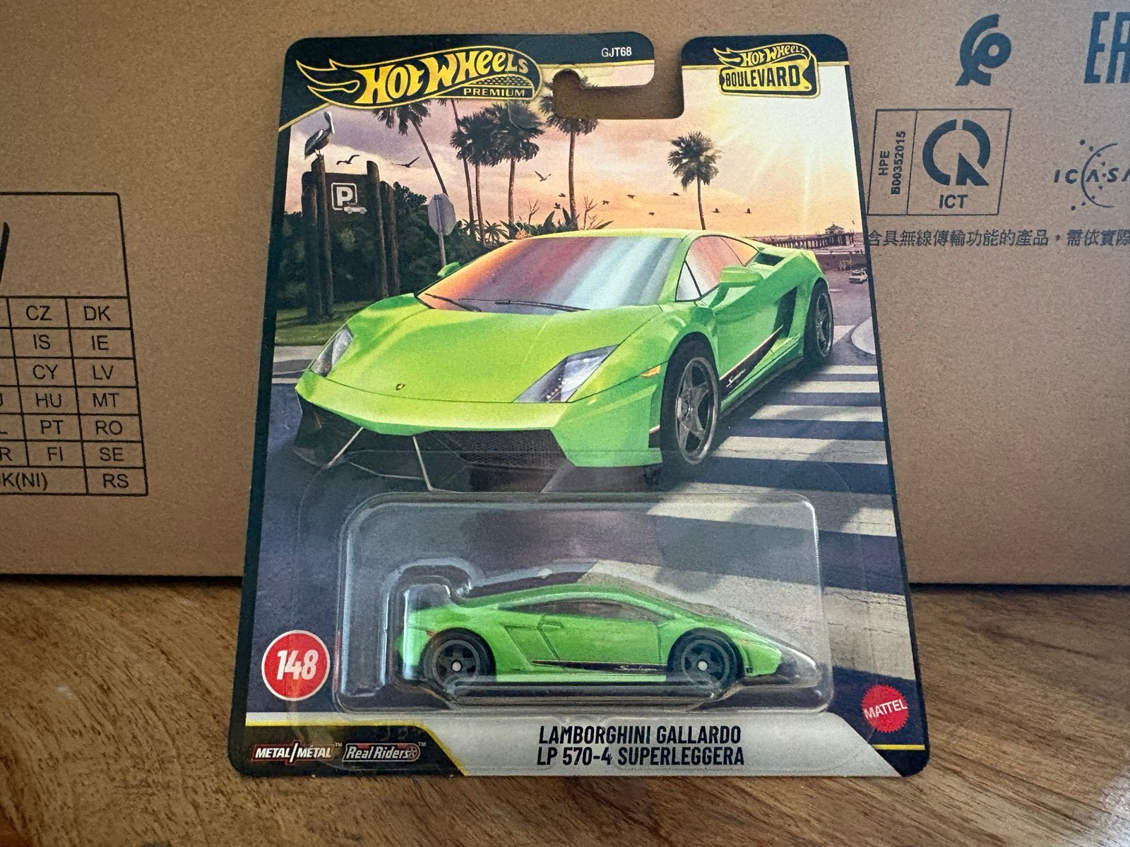 Hot Wheels Premium Lamborghini Gallardo & Temerario Set, Verzenden, Zo goed als nieuw, Auto