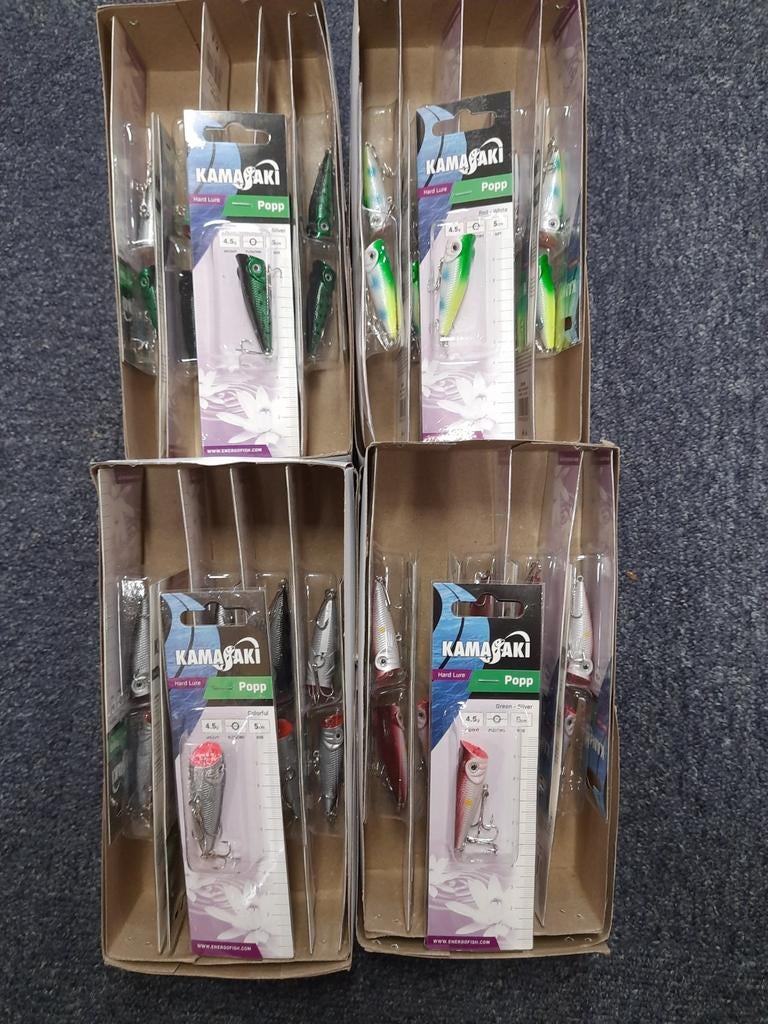 Partij van 40 Poppers voor roofvis, Overige typen, Nieuw, Info@kamasaki.com, Ophalen of Verzenden