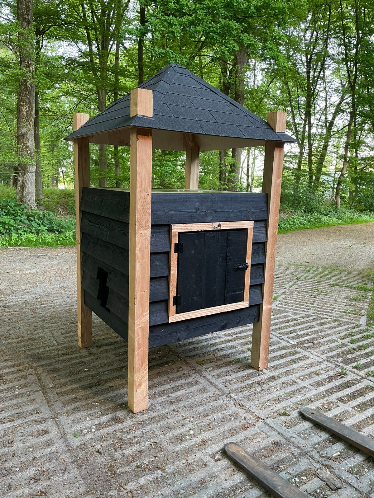 Nieuw kippenhok hooiberg 120x120cm, Ophalen, Nieuw, Kippenhok of Kippenren