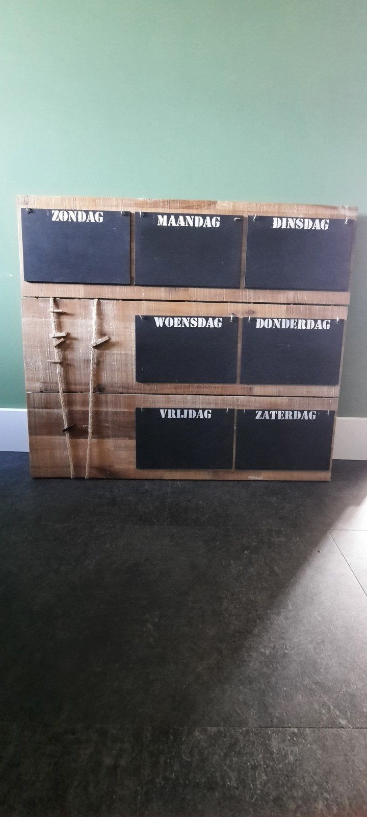 krijtbord, Ophalen