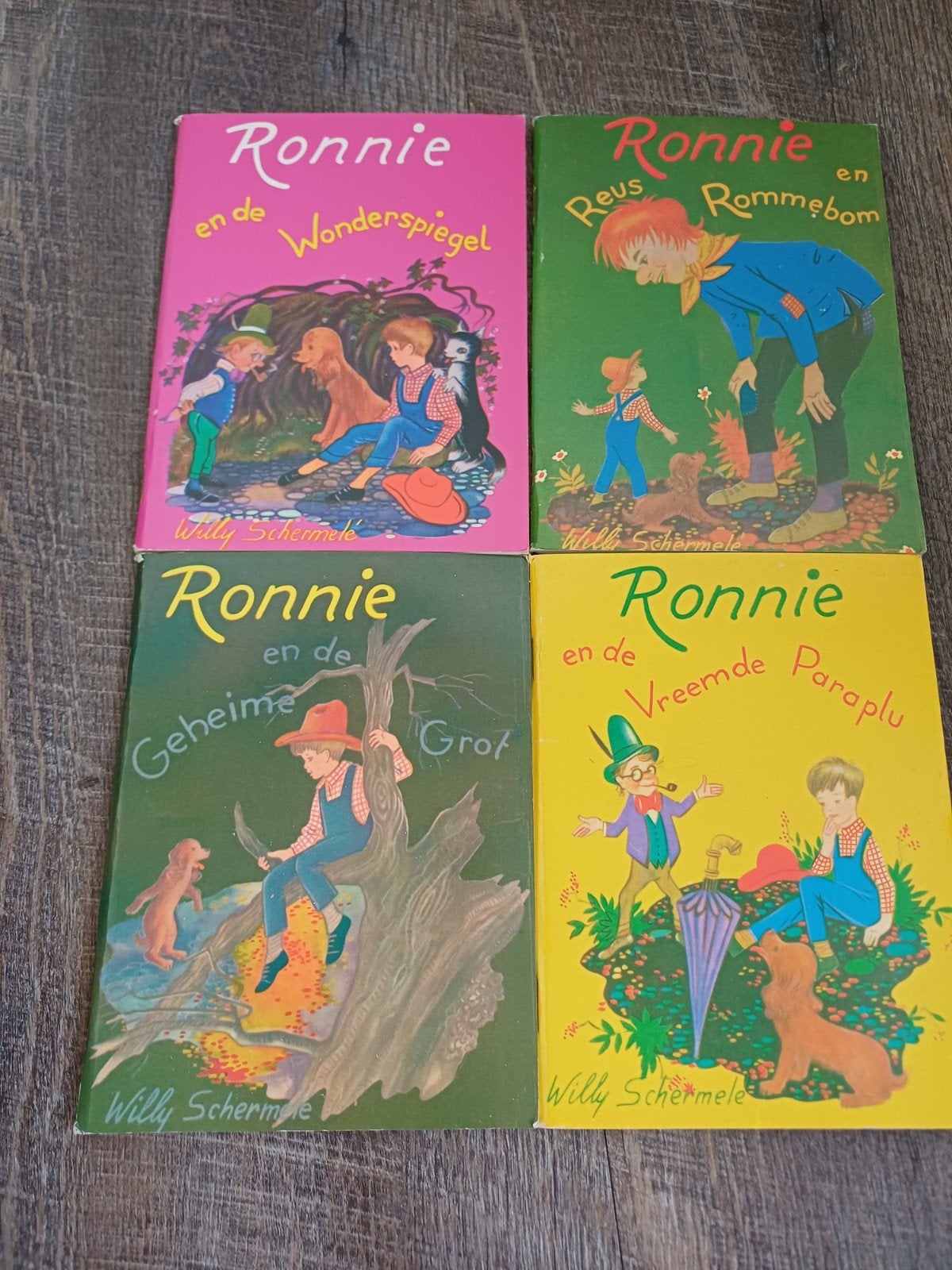 Ronnie Boekenreeks - 4 Delen van Willy Schermelé, Ophalen of Verzenden, Gelezen, Willy Schermelé, Fictie algemeen