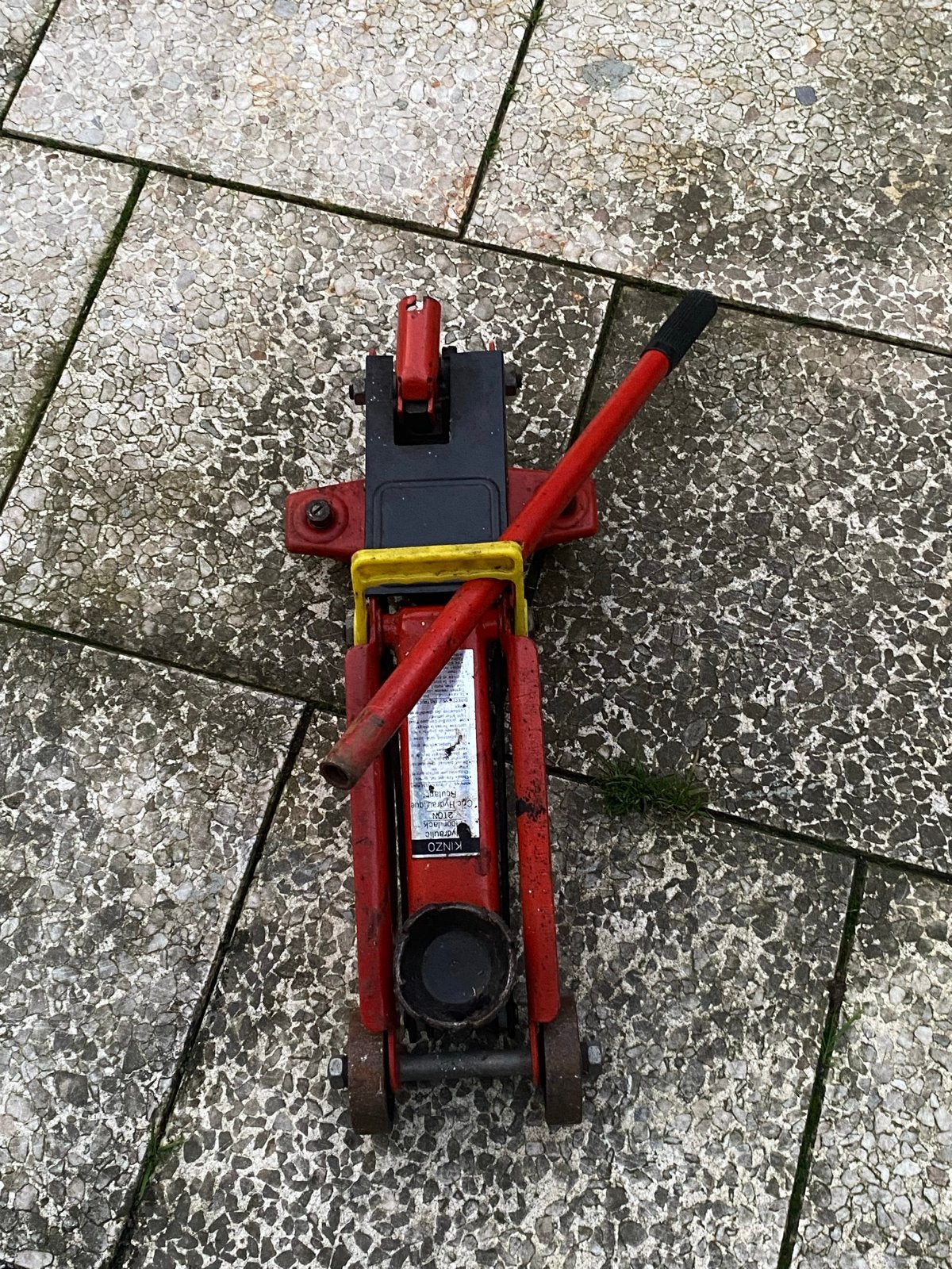 Hydraulische krik 2 ton - Garagekrik voor auto, Ophalen, Gebruikt, Hydraulisch, Garagekrik