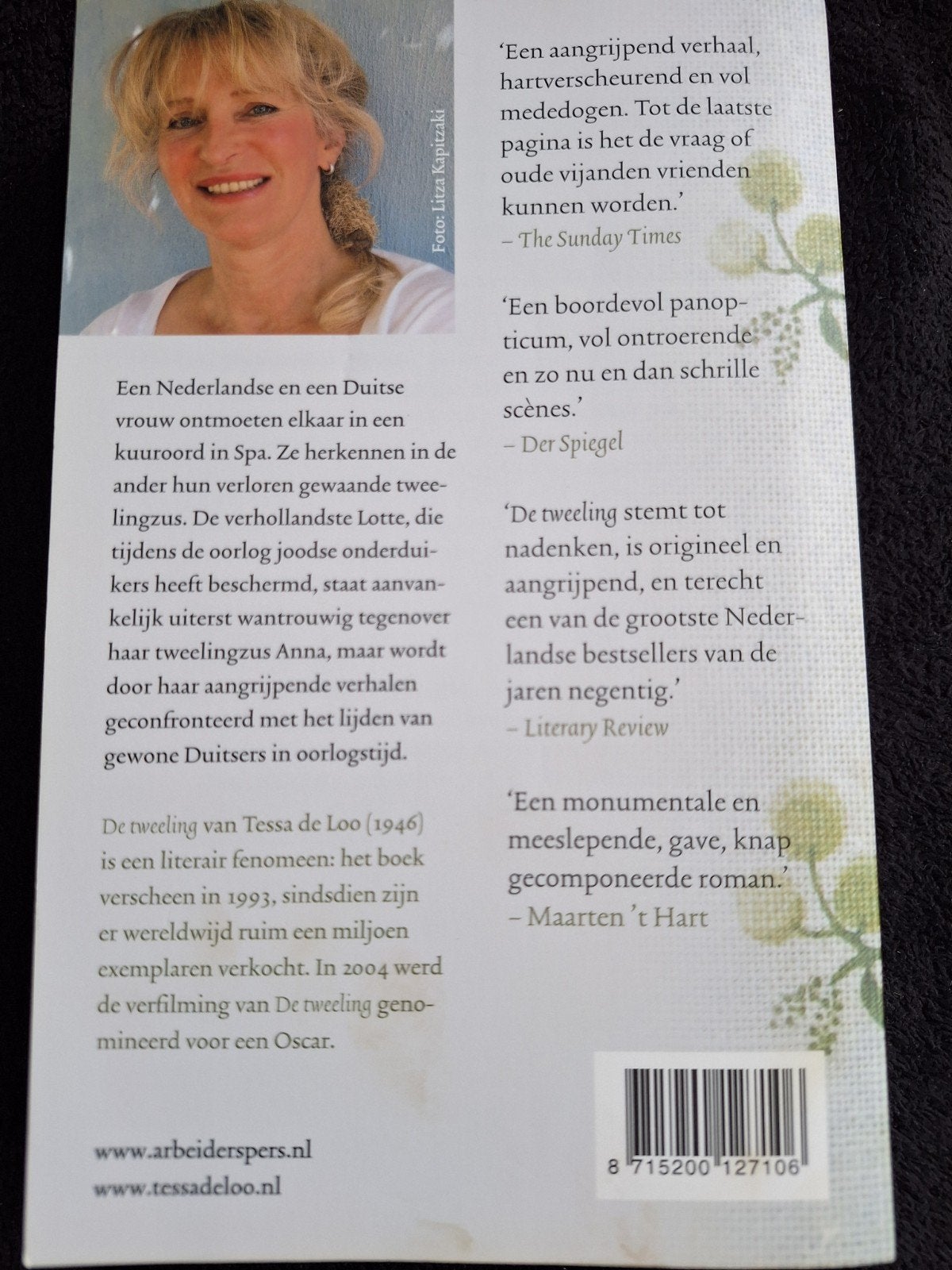 De tweeling Van Tessa de Loo, Tessa de Loo, Ophalen of Verzenden, Zo goed als nieuw, Nederland