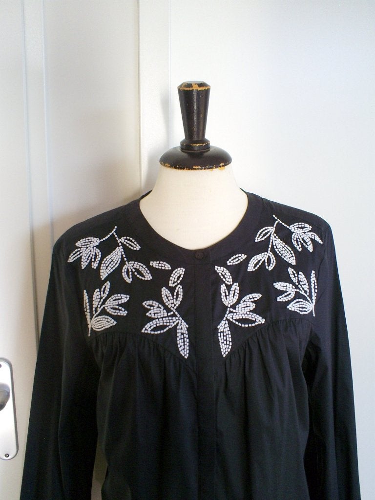 NIEUW __ prachtige TAIFUN blouse met kraaltjes mt. M, Maat 38/40 (M), Verzenden, Zwart, Nieuw