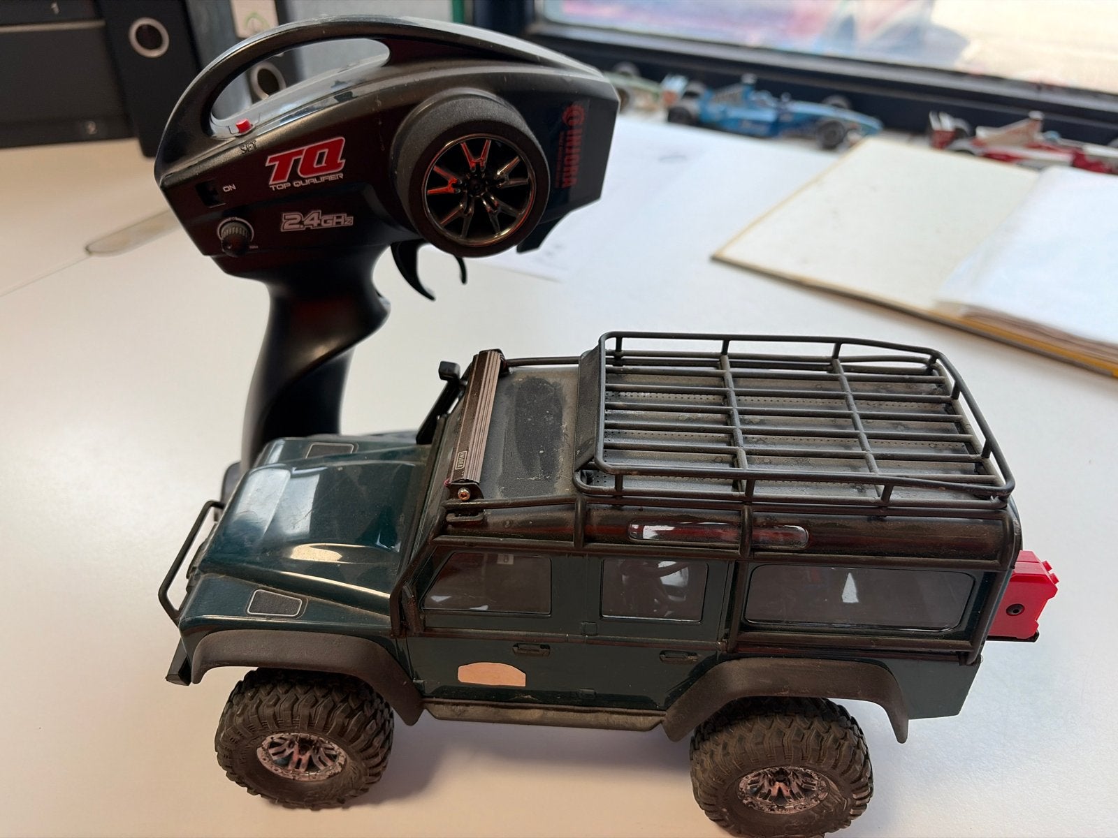 Traxxas TRX-4M Land Rover Defender RC Crawler, Auto offroad, Zo goed als nieuw, RTR (Ready to Run), Overige schalen