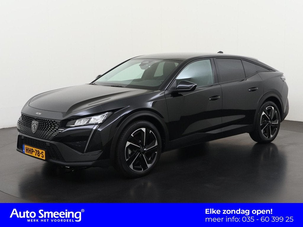 Peugeot 408 1.2 Hybrid 145 e-DCS6 Allure | Head-up display |, Auto's, Peugeot, Gebruikt, Euro 6, 1199 cc, Leder en Stof