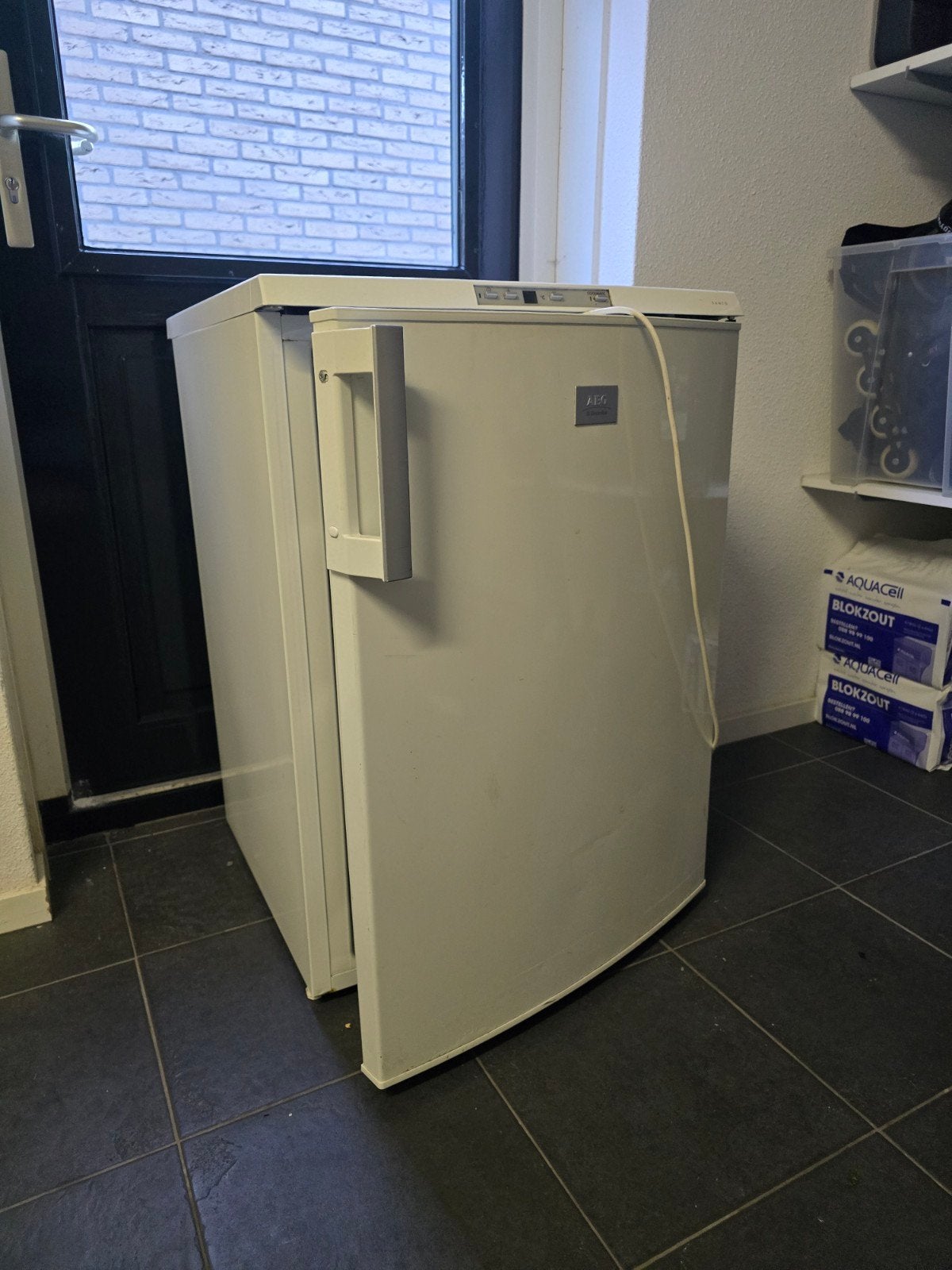 AEG koelkast, Witgoed en Apparatuur, Ophalen, Gebruikt, Minder dan 85 cm, 45 tot 60 cm