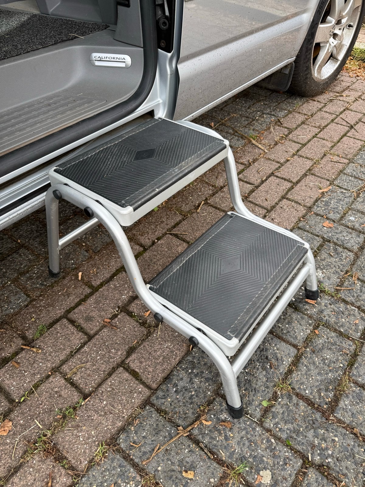 Handige 2-tredige opstap voor camper caravan of thuis, Ophalen of Verzenden, Gebruikt, Trap, Minder dan 2 meter