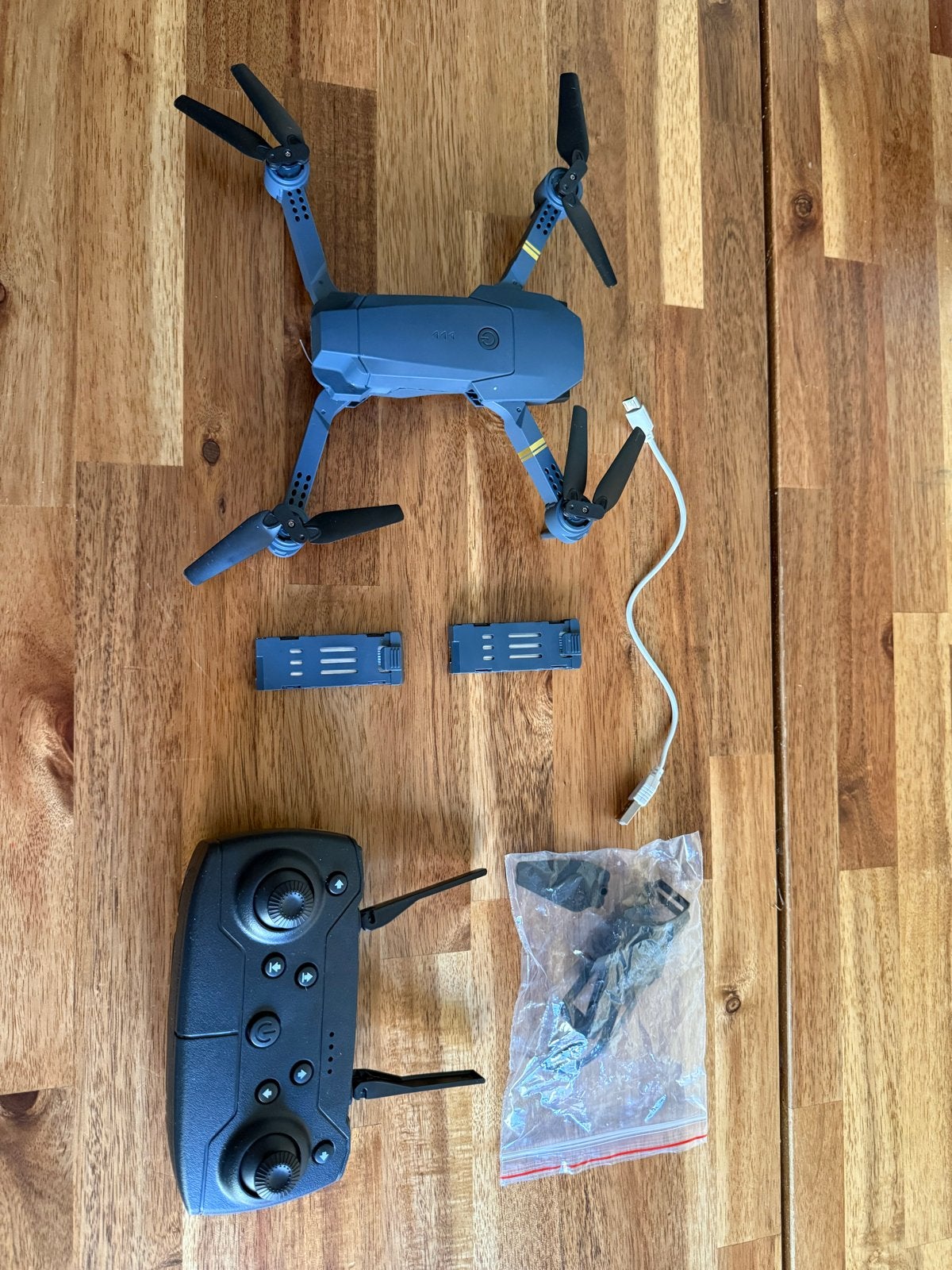 Logivision E58 Drone met 3 accu's en opbergtas, Ophalen, Cameradrone, 100 tot 1000 meter, 15 tot 30 minuten