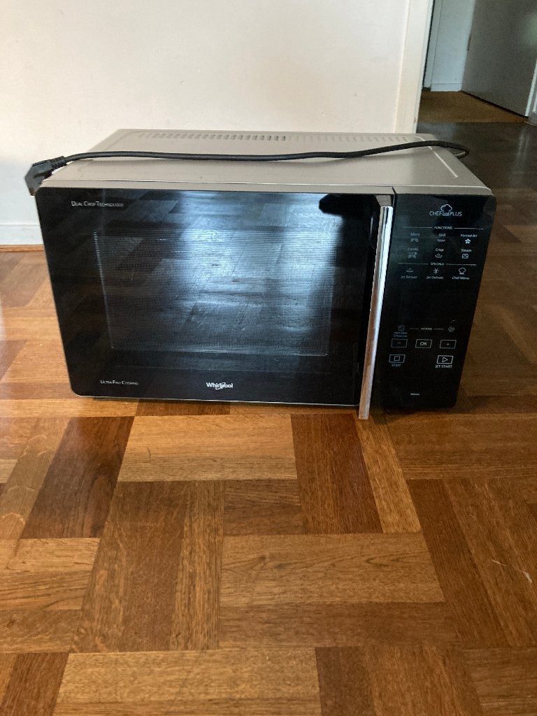 Whirlpool combimagnetron - licht gebruikt, goede staat, Witgoed en Apparatuur, Ophalen, Minder dan 45 cm, Whirlpool, Gebruikt