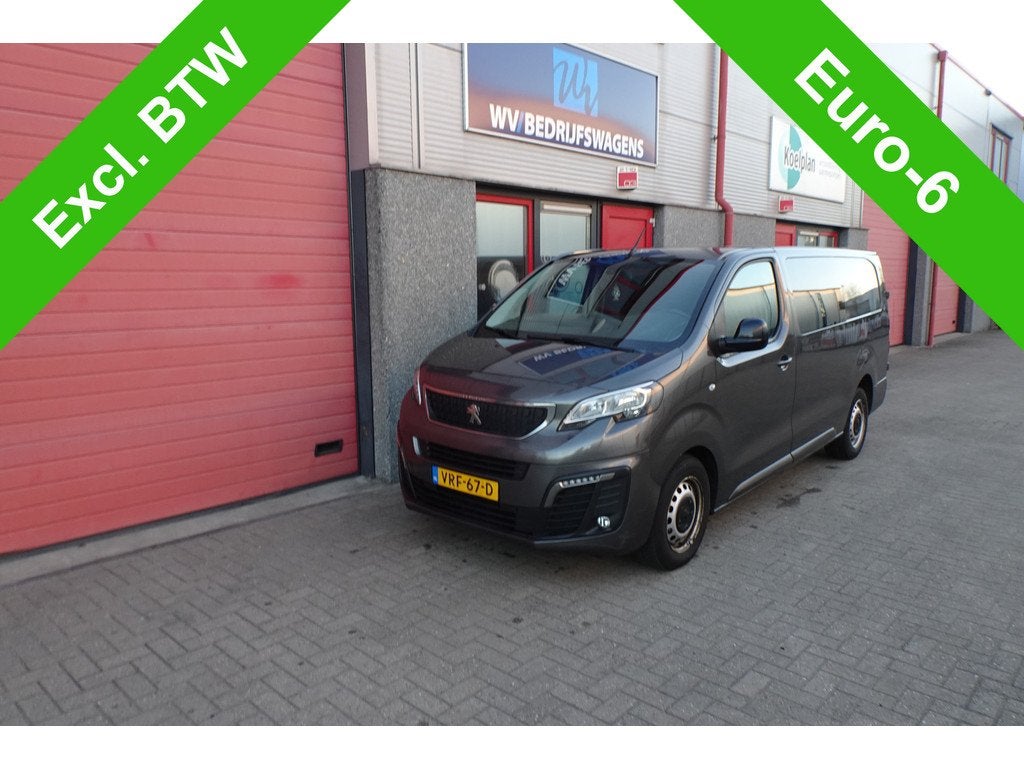 Peugeot Expert 2.0 BlueHDI 145 Long Premium DC 5 zits, Auto's, 145 pk, Gebruikt, 4 cilinders, Origineel Nederlands