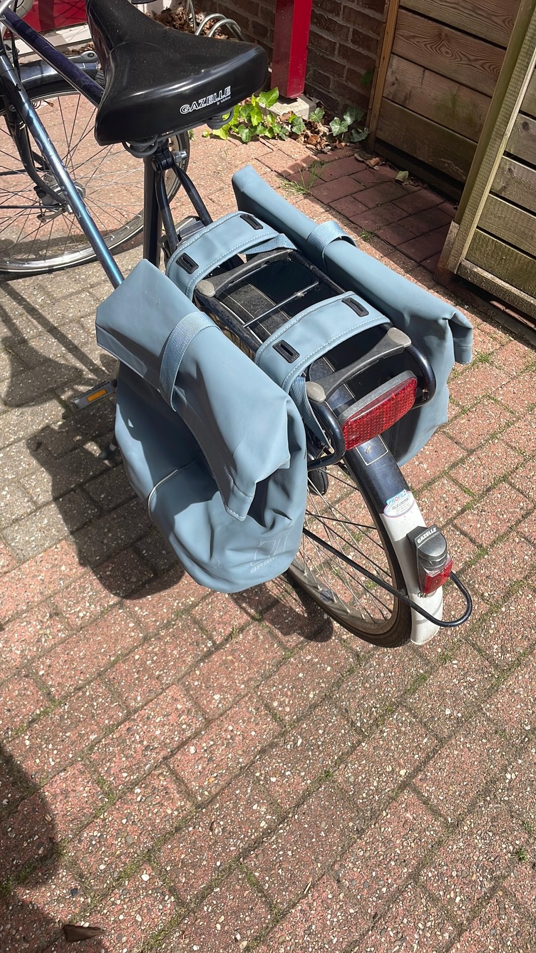 Waterdichte sterke dubbele fietstas, zo goed als nieuw, Ophalen of Verzenden, Zo goed als nieuw