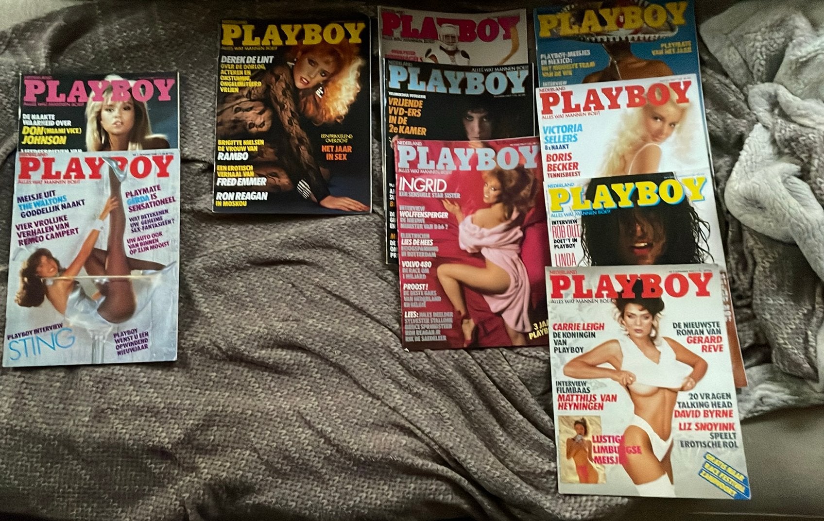 Vintage Playboy jaargang 1986 – 10 originele edities, Boeken, Tijdschriften en Kranten, Ophalen of Verzenden, Zo goed als nieuw