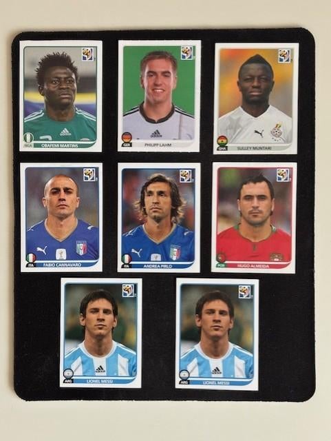 Panini South Africa 2010 stickers zonder nummer incl. Messi, Verzenden, Nieuw, Buitenlandse clubs, Poster, Plaatje of Sticker