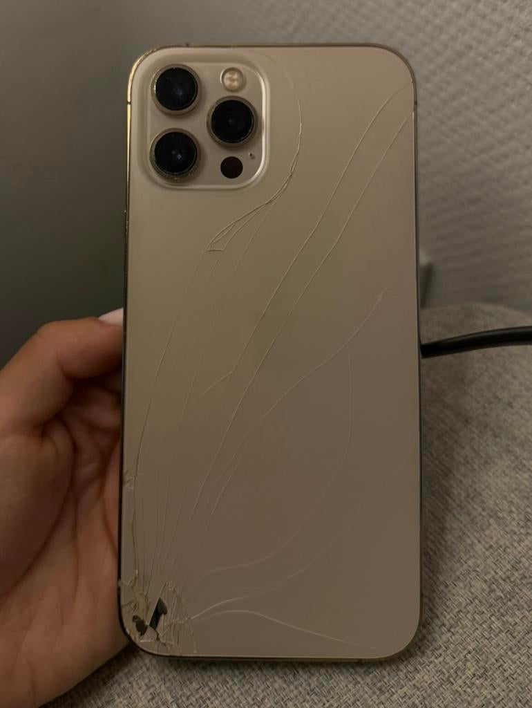 Iphone 12 pro max 128gb goud, 72 %, Zonder simlock, Zonder abonnement, Goud