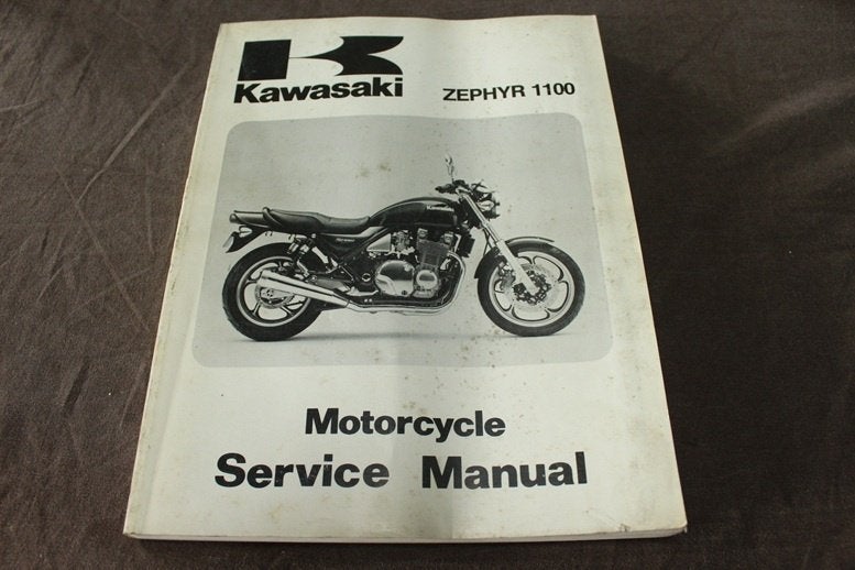 Kawasaki Zephyr 1100 1992 motorcycle service manual ZR1100, Ophalen of Verzenden, Kawasaki