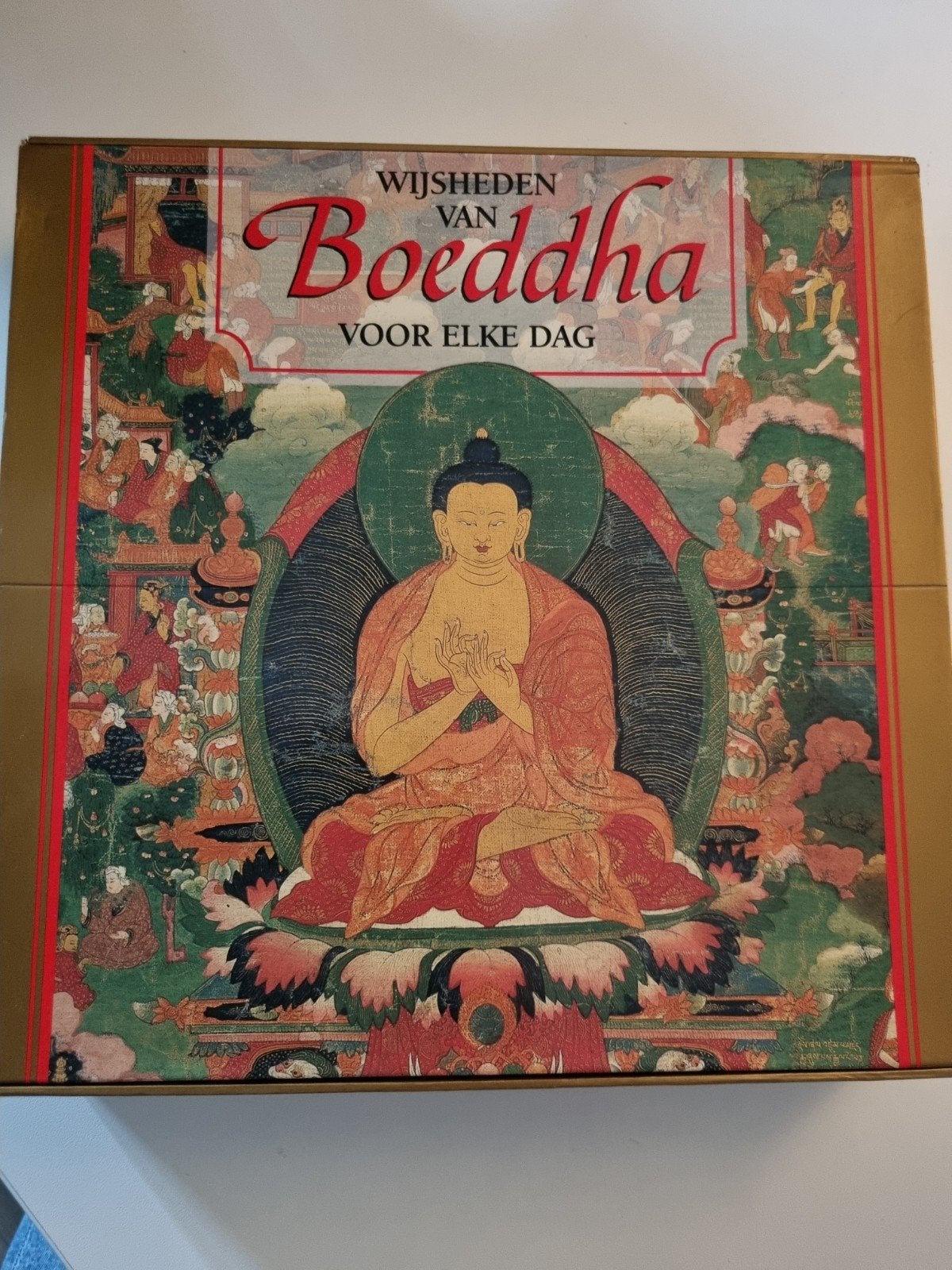 Wijsheden van Boeddha voor elke dag - Kaartendeck, Achtergrond en Informatie, Spiritualiteit algemeen, Ophalen of Verzenden, Zo goed als nieuw